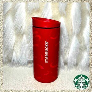 🎄🎀 NWT 2025 Starbucks x MiiR Red Ribbons/Bows 12oz SS Tumbler